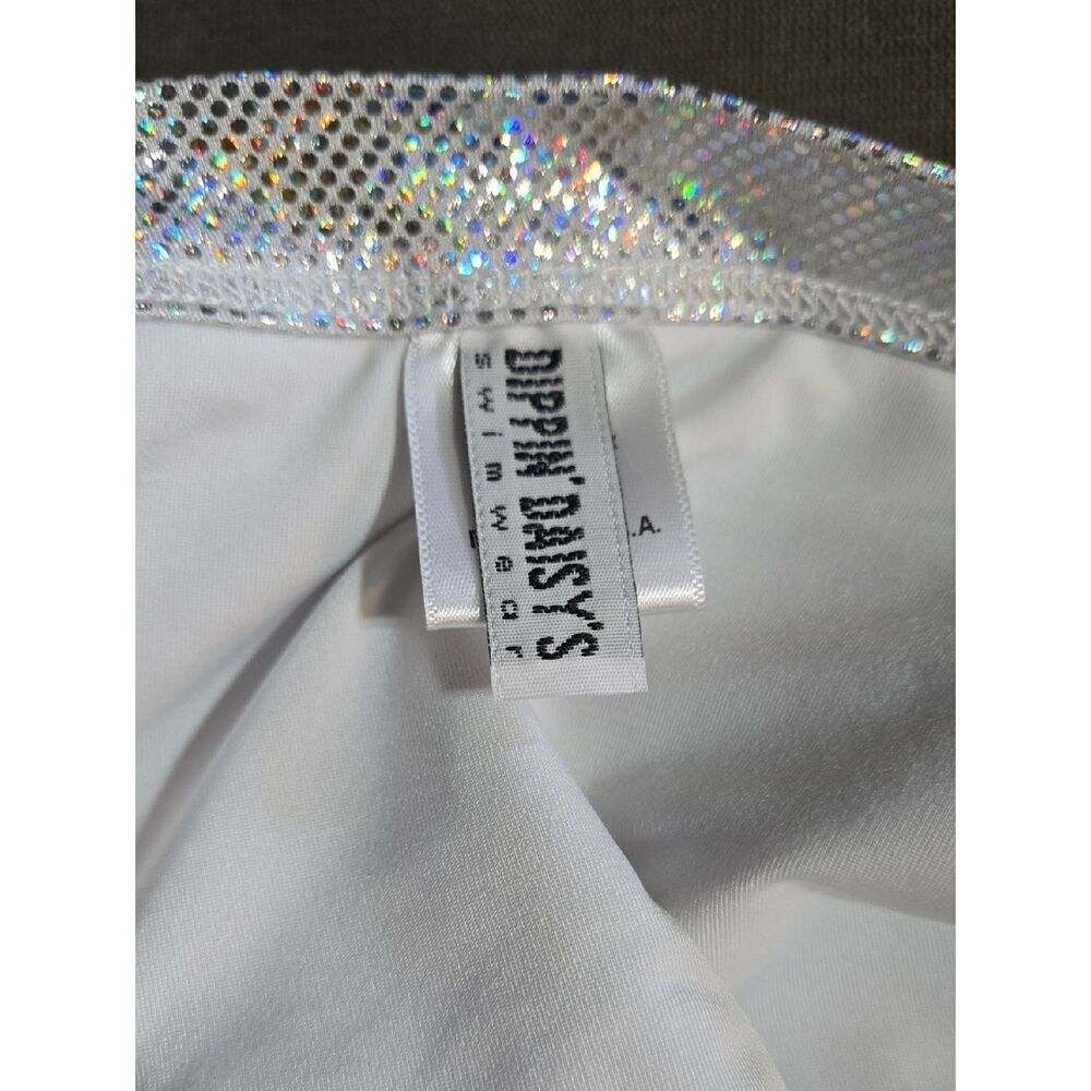 Dippin' Daisy's Holographic Silver Bikini Bottoms - Picture 10 of 12